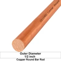 Hard Copper Round Bar Rod pou plizyè aplikasyon